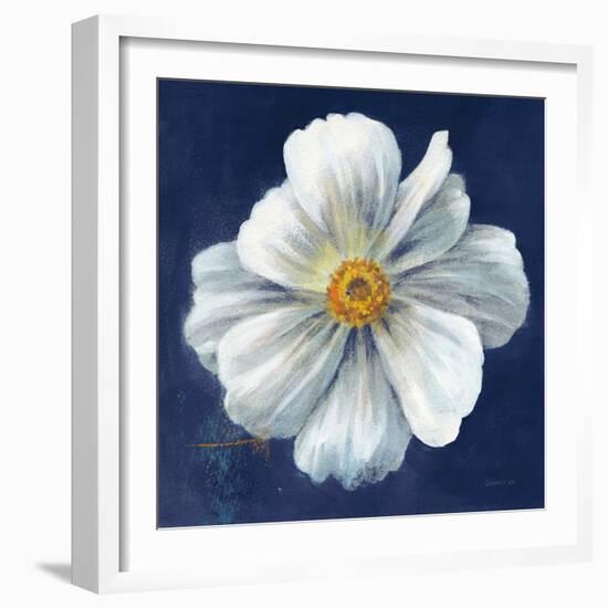 Boldest Bloom I Dark Blue-Danhui Nai-Framed Art Print
