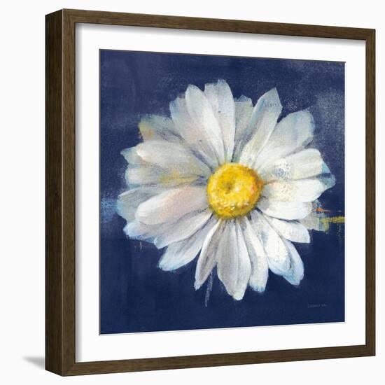 Boldest Bloom II Dark Blue-Danhui Nai-Framed Art Print