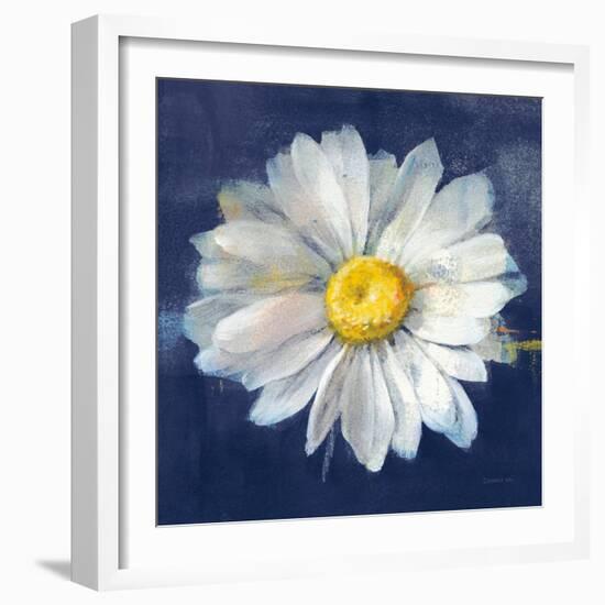 Boldest Bloom II Dark Blue-Danhui Nai-Framed Art Print