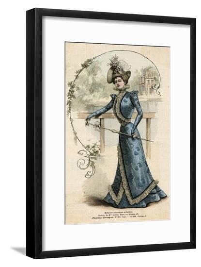 Bolero Dress 1899--Framed Art Print