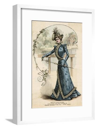 Bolero Dress 1899--Framed Art Print
