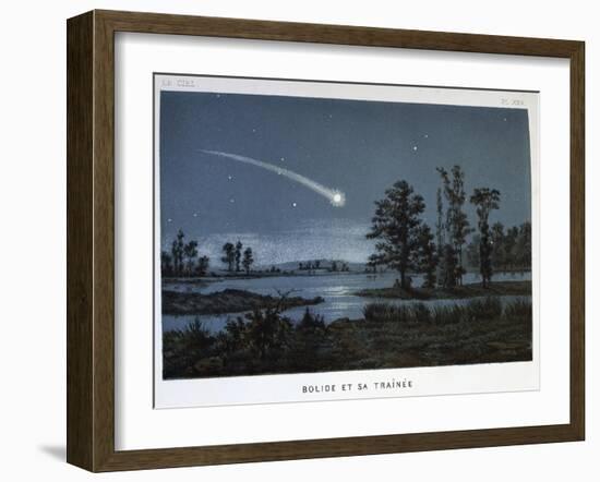 Bolide and its Train, 1870-null-Framed Giclee Print