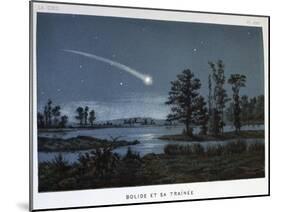 Bolide and its Train, 1870-null-Mounted Giclee Print