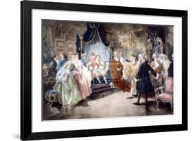 Bolingbroke Taking Leave of Louis XV-V^ De Paredes-Framed Art Print