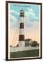 Bolivar Lighthouse, Galveston, Texas-null-Framed Art Print