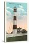 Bolivar Lighthouse, Galveston, Texas-null-Stretched Canvas