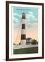 Bolivar Lighthouse, Galveston, Texas-null-Framed Art Print