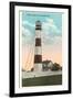 Bolivar Lighthouse, Galveston, Texas-null-Framed Art Print