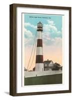 Bolivar Lighthouse, Galveston, Texas-null-Framed Art Print