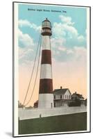 Bolivar Lighthouse, Galveston, Texas-null-Mounted Art Print