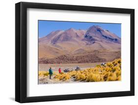 Bolivia, Antiplano - Canapa Lake-Elzbieta Sekowska-Framed Photographic Print