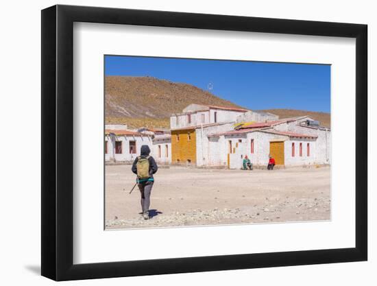 Bolivia, Antiplano - Lake Hedionda.- Hotel-Elzbieta Sekowska-Framed Photographic Print