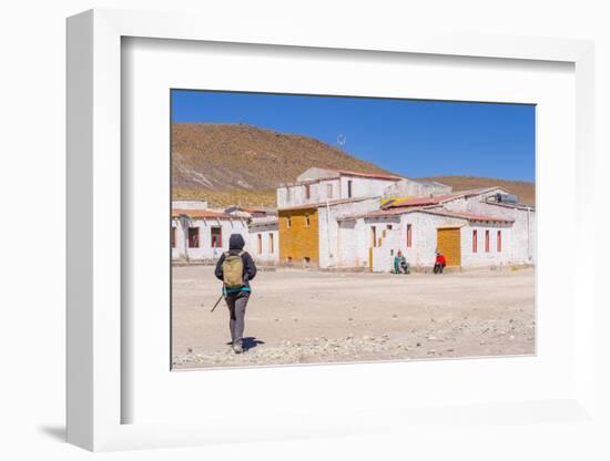 Bolivia, Antiplano - Lake Hedionda.- Hotel-Elzbieta Sekowska-Framed Photographic Print