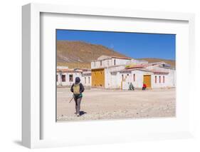 Bolivia, Antiplano - Lake Hedionda.- Hotel-Elzbieta Sekowska-Framed Photographic Print