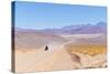 Bolivia, Antiplano - Landscape with SUV-Elzbieta Sekowska-Stretched Canvas