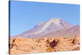 Bolivia, Antiplano - Volcano Ollague-Elzbieta Sekowska-Stretched Canvas