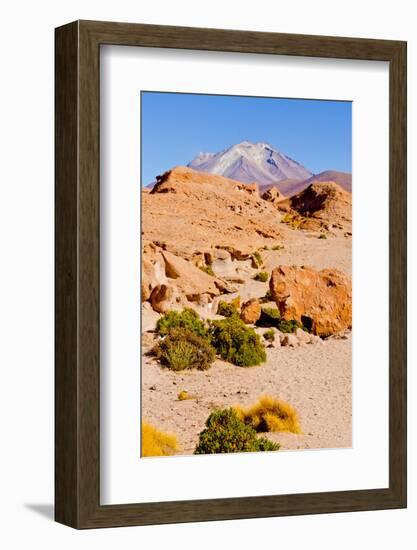 Bolivia, Antiplano - Volcano Ollague-Elzbieta Sekowska-Framed Photographic Print