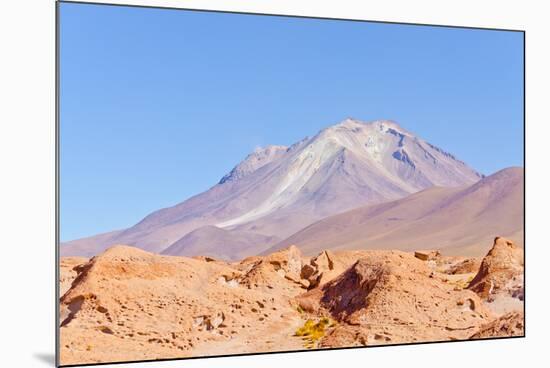 Bolivia, Antiplano - Volcano Ollague-Elzbieta Sekowska-Mounted Photographic Print