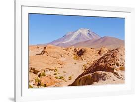 Bolivia, Antiplano - Volcano Ollague-Elzbieta Sekowska-Framed Photographic Print