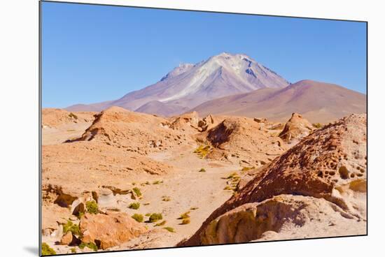 Bolivia, Antiplano - Volcano Ollague-Elzbieta Sekowska-Mounted Photographic Print