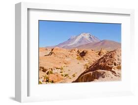 Bolivia, Antiplano - Volcano Ollague-Elzbieta Sekowska-Framed Photographic Print