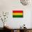 Bolivia Flag Design with Wood Patterning - Flags of the World Series-Philippe Hugonnard-Art Print displayed on a wall