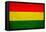 Bolivia Flag Design with Wood Patterning - Flags of the World Series-Philippe Hugonnard-Framed Stretched Canvas