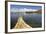 Bolivia, Lake Titicaca, Reed Boat of Uros Floating Reed Islands of Lake Titicaca-Kymri Wilt-Framed Photographic Print