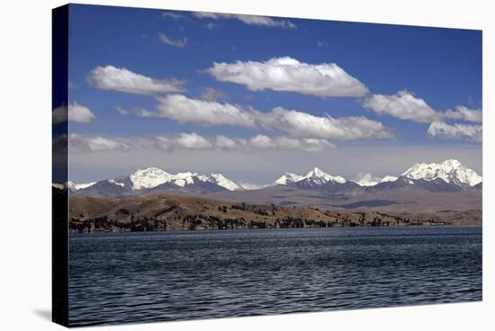 Bolivia, Lake Titicaca, Scenic Mountains-Kymri Wilt-Stretched Canvas