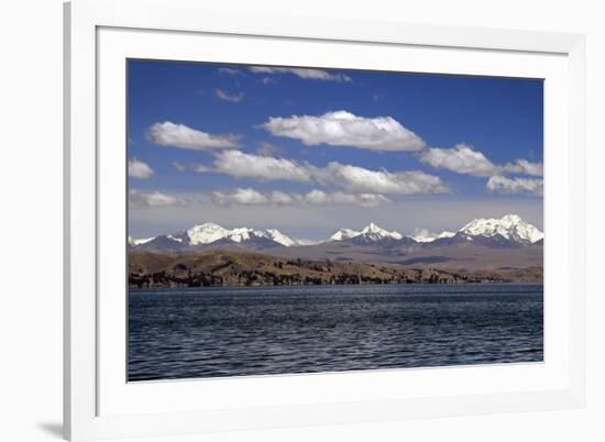 Bolivia, Lake Titicaca, Scenic Mountains-Kymri Wilt-Framed Photographic Print