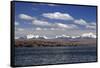 Bolivia, Lake Titicaca, Scenic Mountains-Kymri Wilt-Framed Stretched Canvas