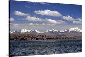 Bolivia, Lake Titicaca, Scenic Mountains-Kymri Wilt-Stretched Canvas