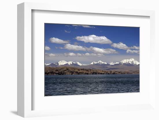 Bolivia, Lake Titicaca, Scenic Mountains-Kymri Wilt-Framed Photographic Print