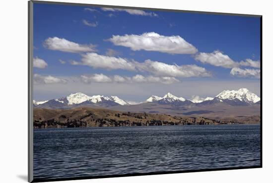 Bolivia, Lake Titicaca, Scenic Mountains-Kymri Wilt-Mounted Photographic Print