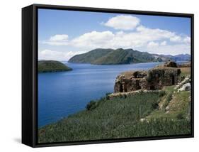 Bolivia, Lake Titicaca, Sun Island-null-Framed Stretched Canvas