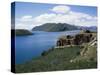 Bolivia, Lake Titicaca, Sun Island-null-Stretched Canvas