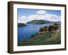 Bolivia, Lake Titicaca, Sun Island-null-Framed Giclee Print