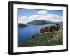 Bolivia, Lake Titicaca, Sun Island-null-Framed Giclee Print