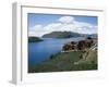 Bolivia, Lake Titicaca, Sun Island-null-Framed Giclee Print