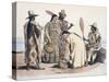 Bolivia, Moxos, Indian Costumes by Emile Lassalle from Alcide Dessalines D'Orbigny Journey, 1833-null-Stretched Canvas