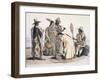 Bolivia, Moxos, Indian Costumes by Emile Lassalle from Alcide Dessalines D'Orbigny Journey, 1833-null-Framed Giclee Print