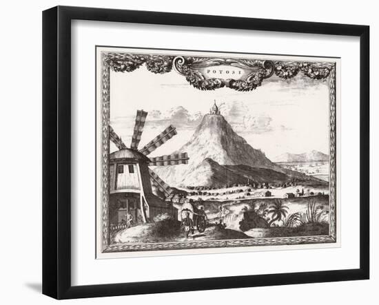 Bolivia, Potosi C1700-Carel Allard-Framed Art Print