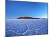 Bolivia, Potosi Department, Daniel Campos Province, Salar de Uyuni, View towards the Incahuasi Isla-Karol Kozlowski-Mounted Photographic Print