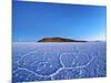 Bolivia, Potosi Department, Daniel Campos Province, Salar de Uyuni, View towards the Incahuasi Isla-Karol Kozlowski-Mounted Photographic Print