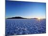 Bolivia, Potosi Department, Daniel Campos Province, Sunset over the Salar de Uyuni, the largest sal-Karol Kozlowski-Mounted Photographic Print