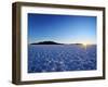 Bolivia, Potosi Department, Daniel Campos Province, Sunset over the Salar de Uyuni, the largest sal-Karol Kozlowski-Framed Photographic Print