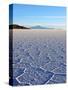 Bolivia, Potosi Department, Daniel Campos Province, View of the Salar de Uyuni, the largest salt fl-Karol Kozlowski-Stretched Canvas