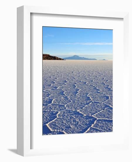 Bolivia, Potosi Department, Daniel Campos Province, View of the Salar de Uyuni, the largest salt fl-Karol Kozlowski-Framed Photographic Print