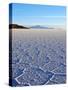 Bolivia, Potosi Department, Daniel Campos Province, View of the Salar de Uyuni, the largest salt fl-Karol Kozlowski-Stretched Canvas