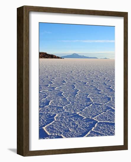 Bolivia, Potosi Department, Daniel Campos Province, View of the Salar de Uyuni, the largest salt fl-Karol Kozlowski-Framed Photographic Print